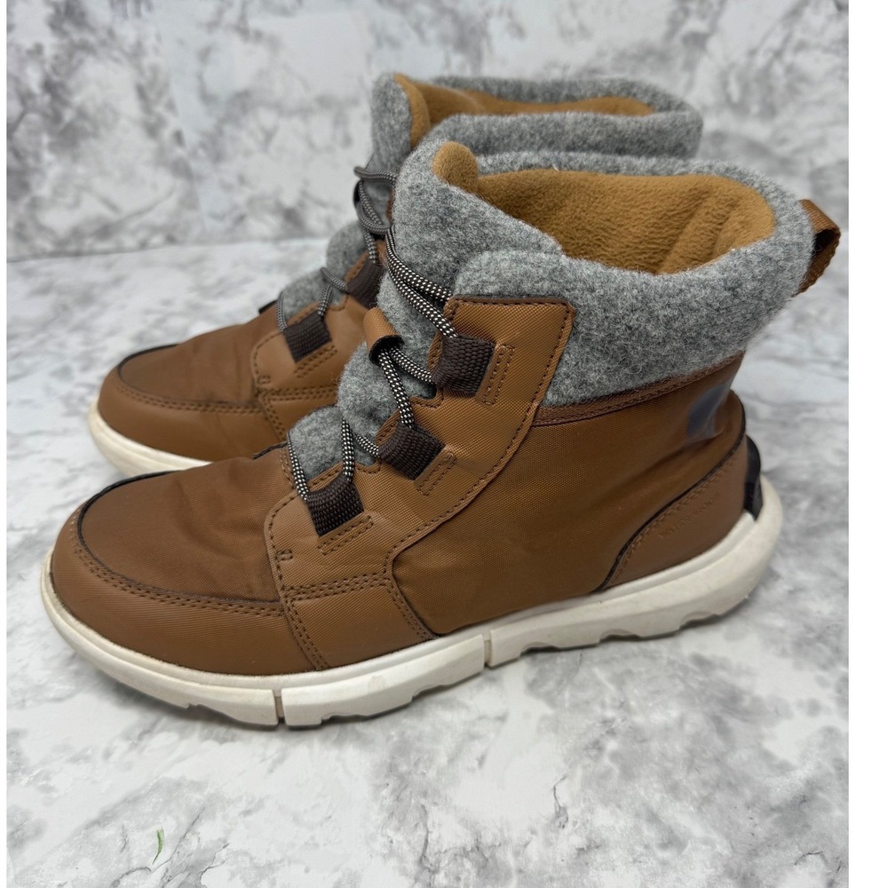 Sorel Explorer II Joan Waterproof Boots Tawny Buff Moonstone Womens 7.5